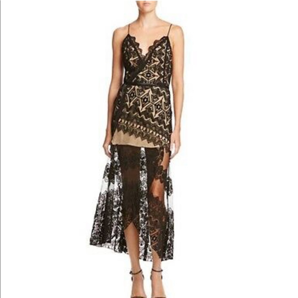 Black Lace Gown. Perfect condition